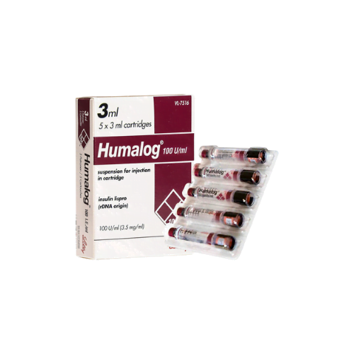 Humalog Cartridge 1 HUMALOG CARTRIDGE 100 UNITS ML