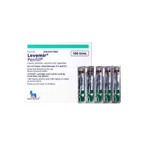 Levemir PenFill Cartridges 1 LEVEMIR PENFILL CARTRIDGES 100 UNITS ML