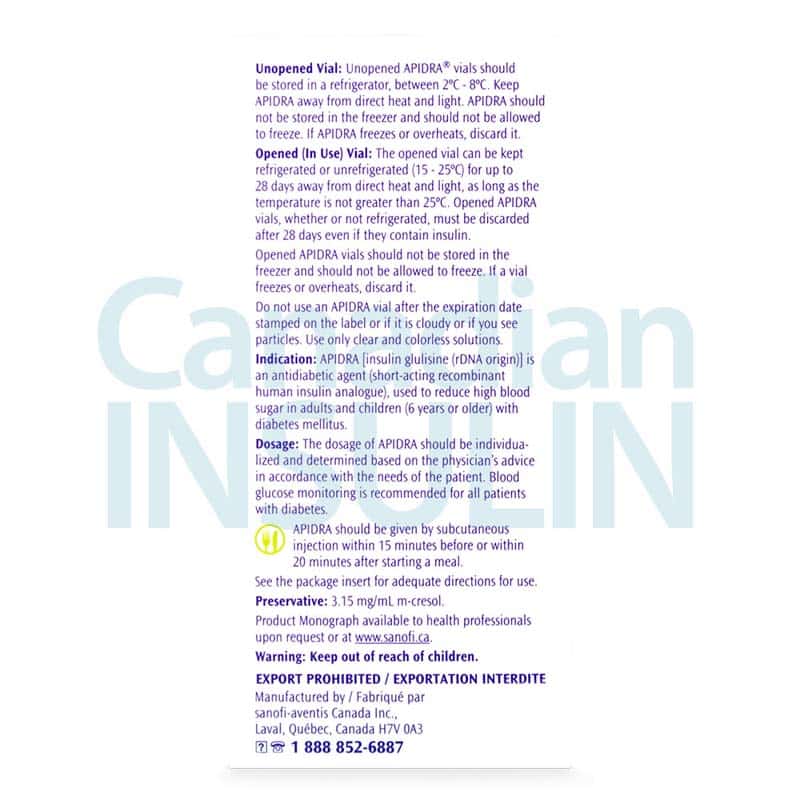 Apidra Vials 9 apidra solostar insulin vials 3