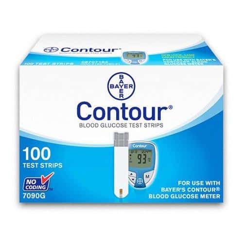 Bayer Contour Test Strips 2 bayer contour test strips 100