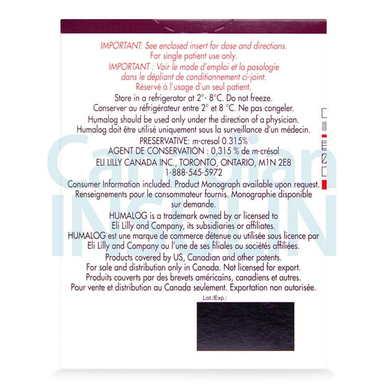 Humalog Cartridge 7 humalog cartridges 3