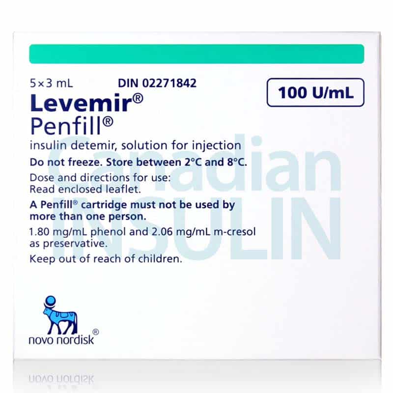 Levemir PenFill Cartridges 7 insulin levemir penfill cartridge 320973