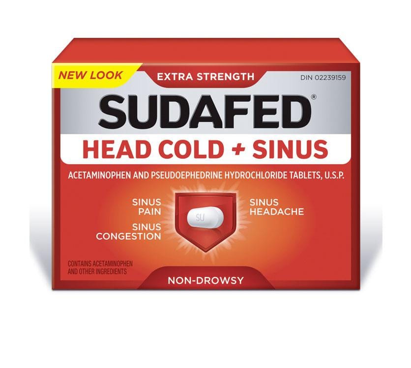 Sudafed Head Cold & Sinus 1 Sudafed Head Cold & Sinus